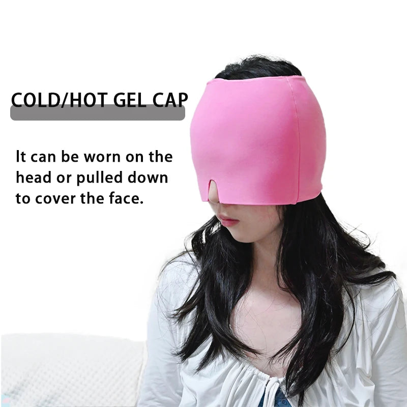 Headache Migraine Relief Gel Ice Cap
