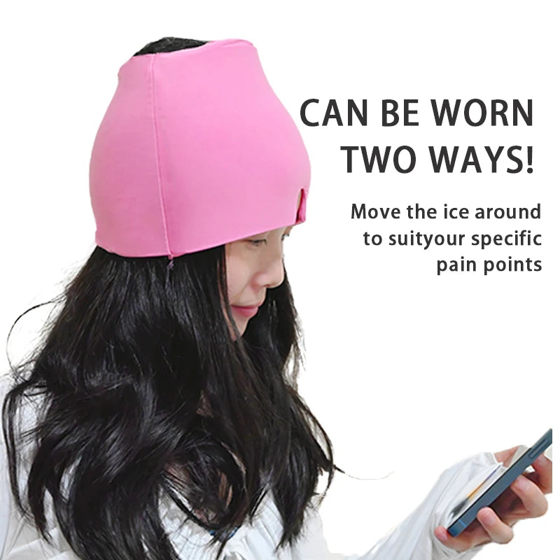 Headache Migraine Relief Gel Ice Cap